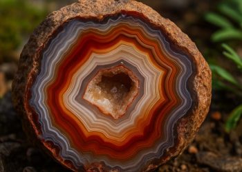 تشخیص سنگ عقیق در طبیعت