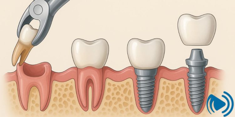 چند روز بعد از کشیدن دندان می‌توان ایمپلنت کرد