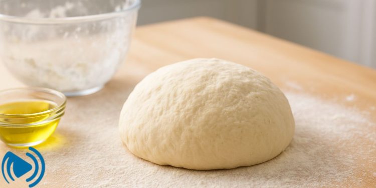 طرز تهیه خمیر پیتزا برای 6 نفر